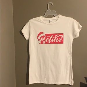 Christmas “Believe” shirt
